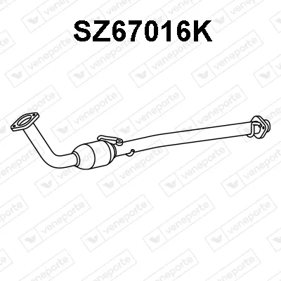 Catalytic Converter Suzuki JIMNY Closed Off-Road Vehicle