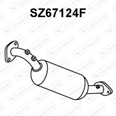 Soot/Particulate Filter, exhaust system Suzuki GRAND VITARA II