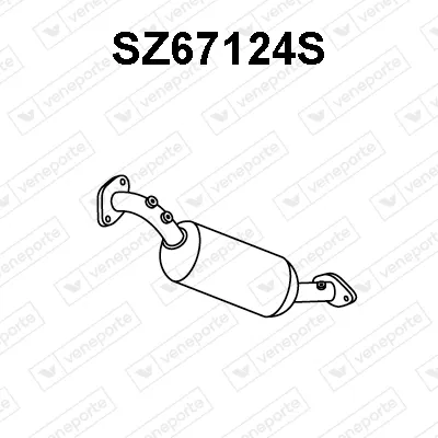Soot/Particulate Filter, exhaust system Suzuki GRAND VITARA II