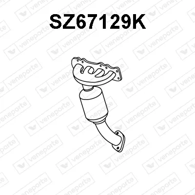 Catalytic Converter Suzuki JIMNY Closed Off-Road Vehicle