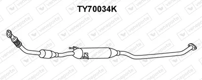 Catalytic Converter Toyota COROLLA