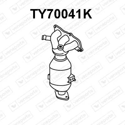 Manifold Catalytic Converter Toyota YARIS