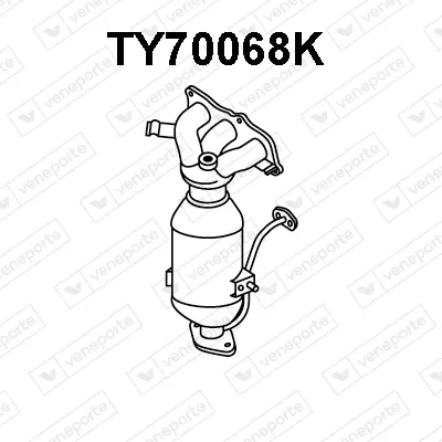 Manifold Catalytic Converter Toyota YARIS