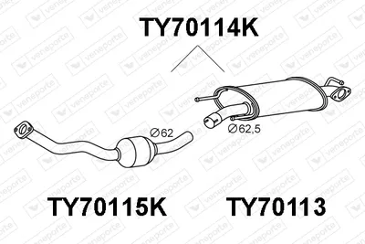 Catalytic Converter Toyota RAV 4 III