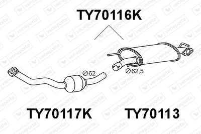 Catalytic Converter Toyota RAV 4 III