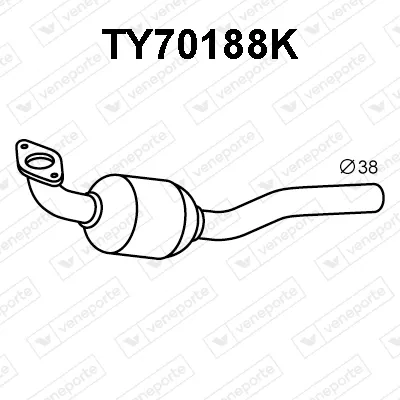 Catalytic Converter Toyota YARIS · Toyota YARIS Hatchback Van