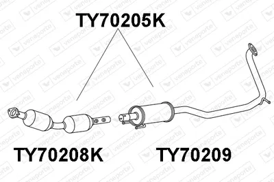Catalytic Converter Toyota PRIUS