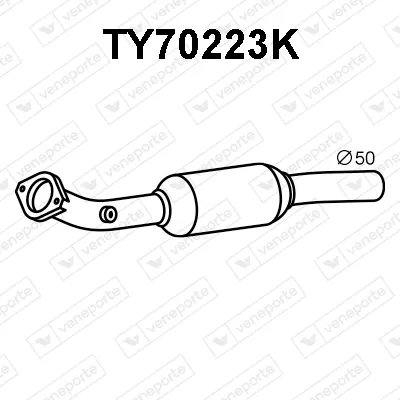 Catalytic Converter Toyota C-HR · Toyota C-HR VAN