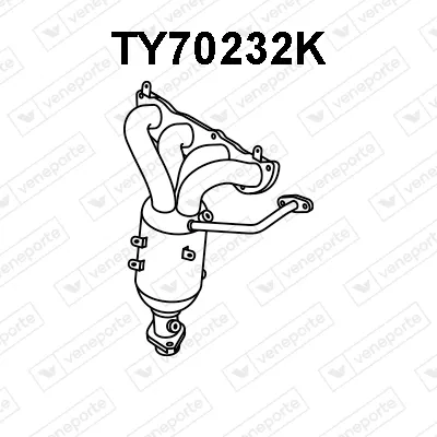 Catalytic Converter Toyota IQ