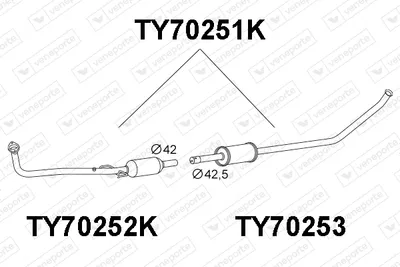 Catalytic Converter Toyota STARLET