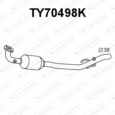 Catalytic Converter Toyota YARIS