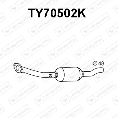 Catalytic Converter Toyota YARIS VERSO