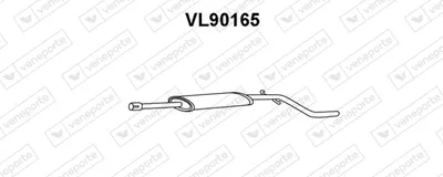 Front Muffler Volvo 340-360 Saloon · Volvo 340-360