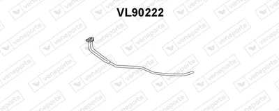 Exhaust Pipe Volvo 140