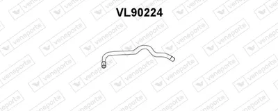 Exhaust Pipe Volvo 140