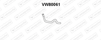 Exhaust Pipe Vw GOLF II