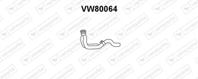 Exhaust Pipe Vw JETTA II
