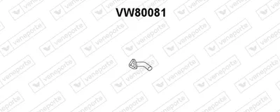 Exhaust Pipe Vw TRANSPORTER T3 Bus