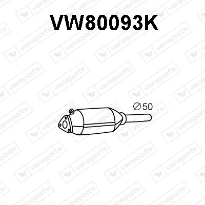 Catalytic Converter Vw PASSAT B3/B4 · Vw PASSAT B3/B4 Variant · Vw GOLF III Cabriolet