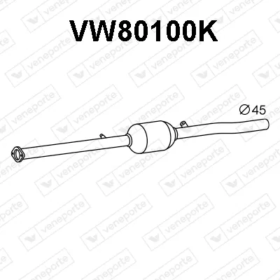 Catalytic Converter Vw GOLF V · Vw GOLF PLUS V