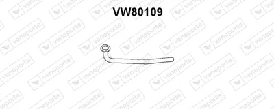 Exhaust Pipe Vw GOLF II · Vw JETTA II