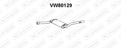 Front Muffler Vw PASSAT B2 · Vw PASSAT B2 Variant