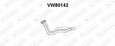 VENEPORTE VW80142 exhaust pipe