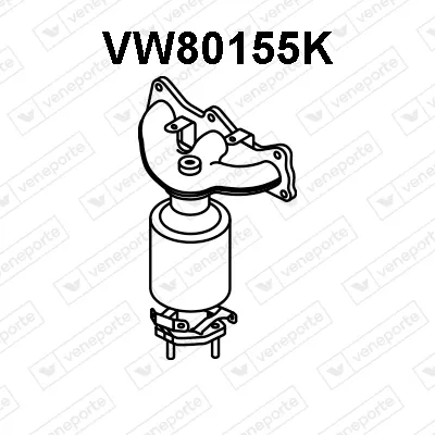 Manifold Catalytic Converter Skoda FABIA I · Skoda FABIA I Combi · Skoda FABIA I Saloon