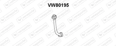 Exhaust Pipe Vw TRANSPORTER T3 Bus