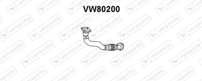 Exhaust Pipe Vw PASSAT B3/B4 · Vw PASSAT B3/B4 Variant · Vw GOLF III Cabriolet
