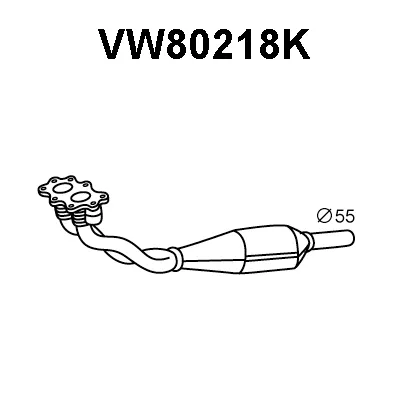 VENEPORTE VW80218K Catalyst