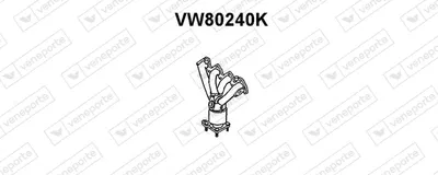 Manifold Catalytic Converter Vw FOX Hatchback