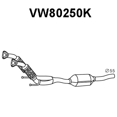 VENEPORTE VW80250K Catalyst