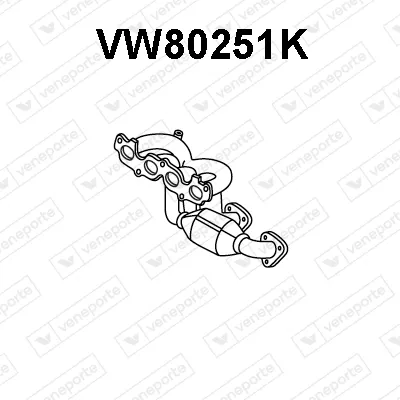 Manifold Catalytic Converter Vw TOURAN · Vw GOLF V