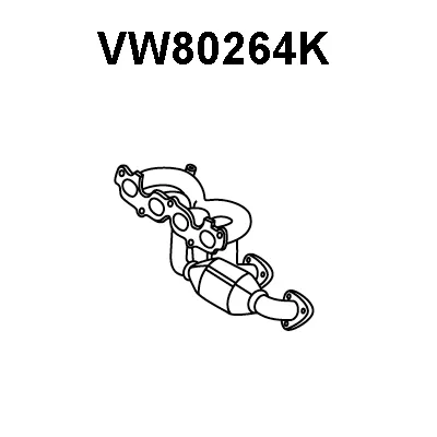Catalyst elbow admission VENEPORTE VW80264K