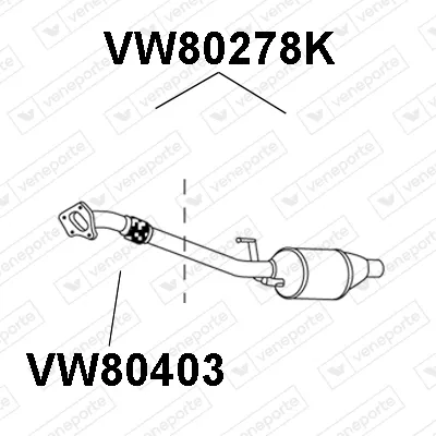 Catalytic Converter Vw LT 28-35 II Bus · Vw LT 28-46 II Van · Vw LT 28-46 II Platform/Chassis