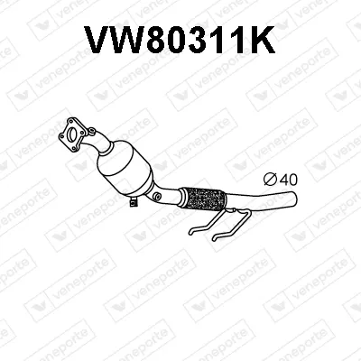 Catalytic Converter Seat Mii · Skoda CITIGO · Vw UP!