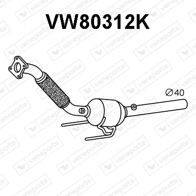 Catalytic Converter Seat Mii · Skoda CITIGO · Vw UP!