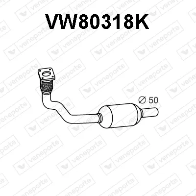Catalytic Converter Vw PASSAT B3/B4 · Vw PASSAT B3/B4 Variant · Vw GOLF III Cabriolet