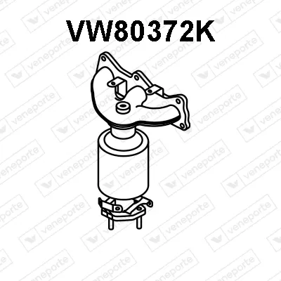 Manifold Catalytic Converter Skoda FABIA I · Skoda FABIA I Combi · Skoda FABIA I Saloon