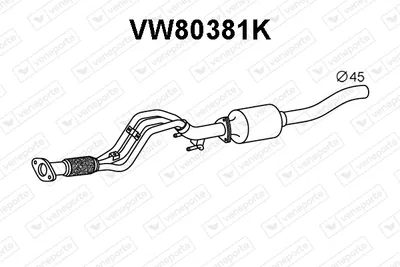 Catalytic Converter Vw POLO IV