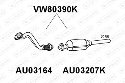 Catalytic Converter Audi A4 B5 · Audi A6 C5 · Audi A6 C5 Avant