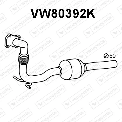 Catalytic Converter Seat AROSA · Vw LUPO I · Vw POLO