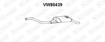 Rear Muffler Vw DERBY