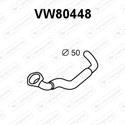 Exhaust Pipe Vw TRANSPORTER T4 Bus · Vw TRANSPORTER T4 Van · Vw TRANSPORTER T4 Platform/Chassis (70E, 70L, 70M, 7DE, 7DL, 7D