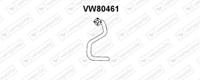 Exhaust Pipe Vw TRANSPORTER T3 Bus