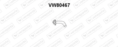 Exhaust Pipe Vw TRANSPORTER T3 Van · Vw TRANSPORTER T3 Platform/Chassis · Vw TRANSPORTER T3 Bus