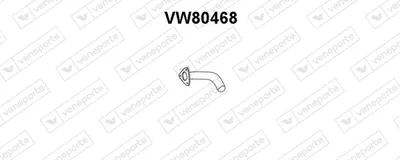 Exhaust Pipe Vw TRANSPORTER T3 Bus