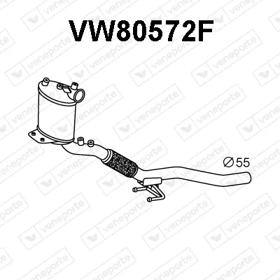 Soot/Particulate Filter, exhaust system Audi A3 · Audi A3 Sportback · Audi A3 Convertible