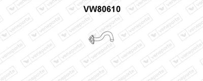 VENEPORTE VW80610 exhaust pipe